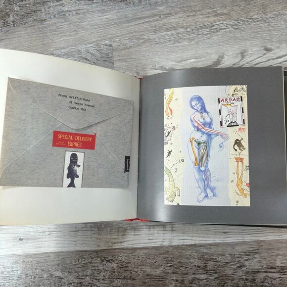 Griffin & Sabine Hardcover Book Bundle by Nick Bantock Set of 2 Illustrated - Picture 9 of 10